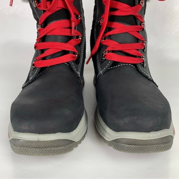 NWOT Santana Canada Maleo Boots Urban Collection. Maleo Black and Red Size 6 - Picture 5 of 16